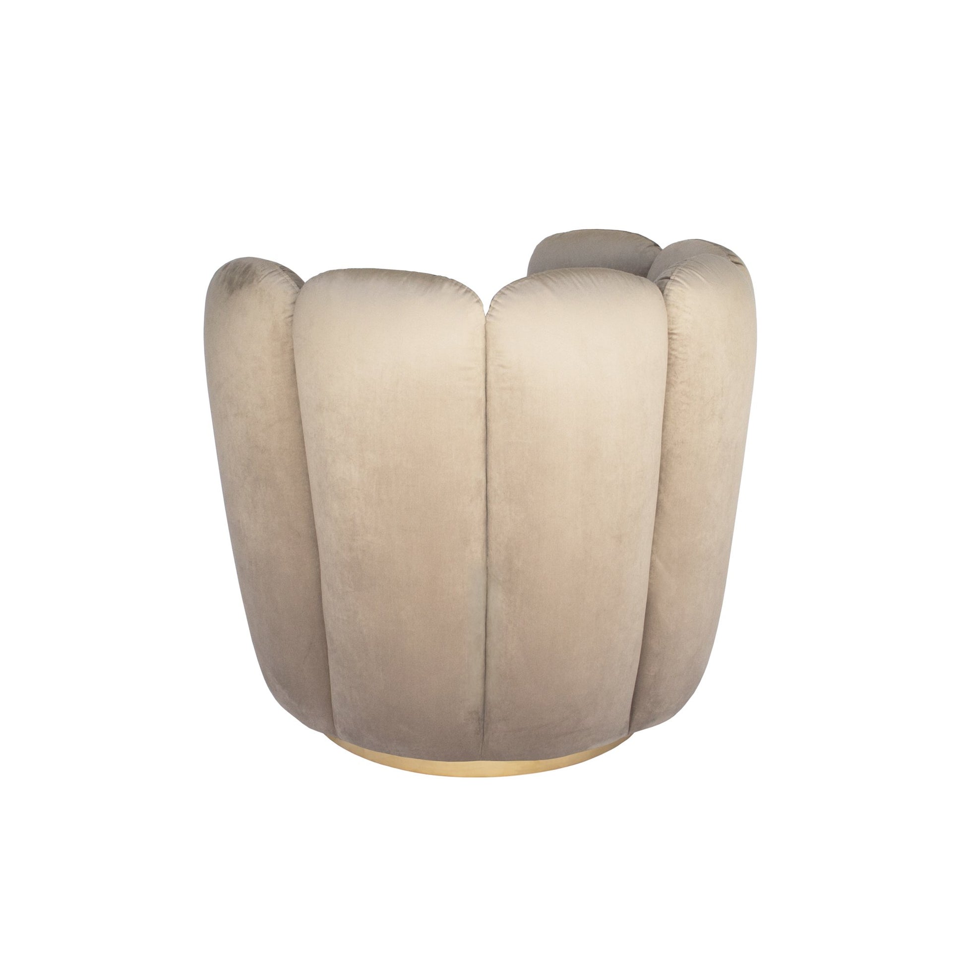 Tulip Swivel Chair - Taupe-abc