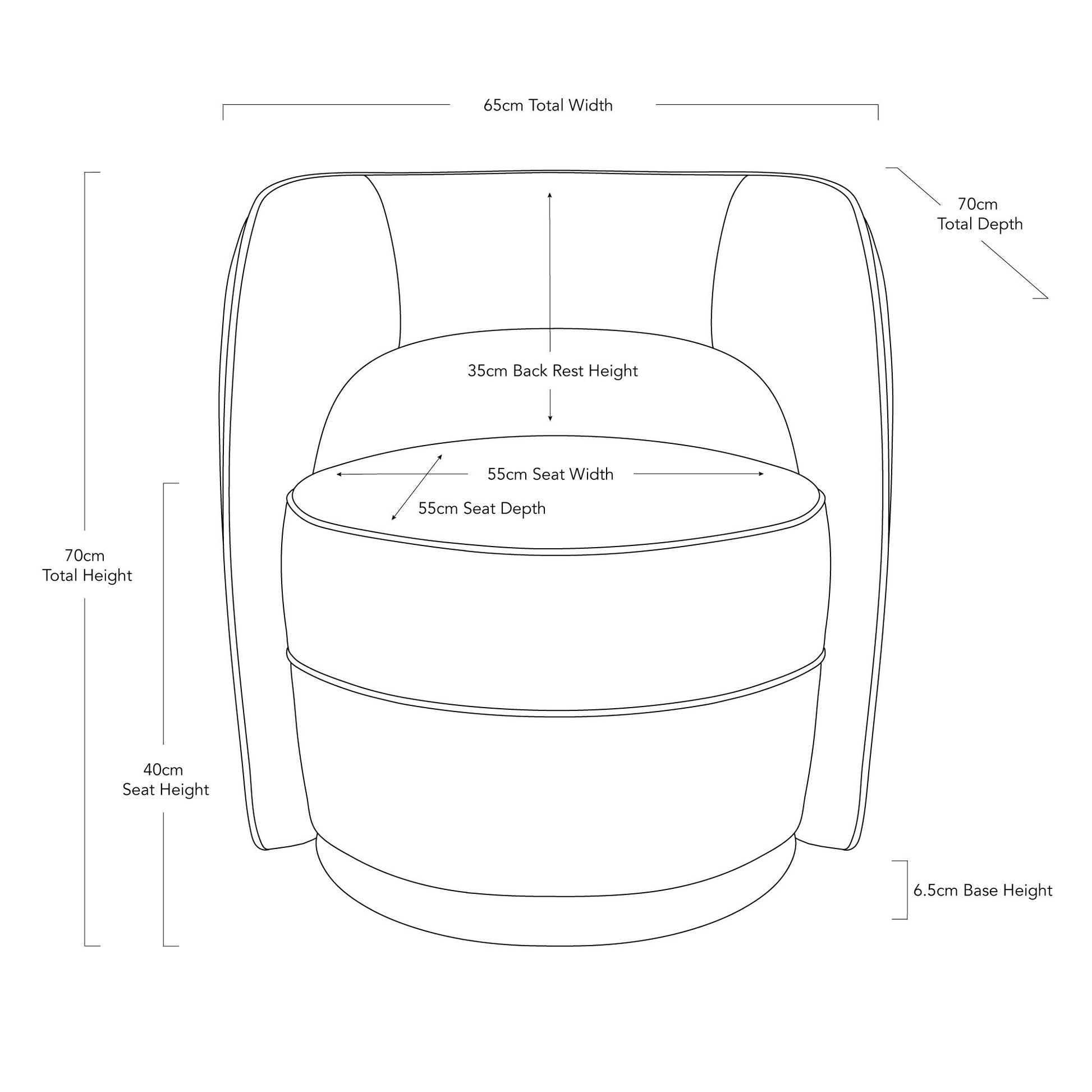 Visser Chair - Dark Amber-abc