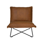 Xander Occasional Chair - Cognac Leather-abc