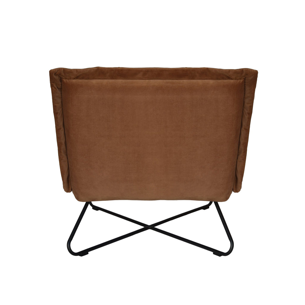 Xander Occasional Chair - Cognac Leather-abc