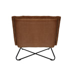 Xander Occasional Chair - Cognac Leather-abc