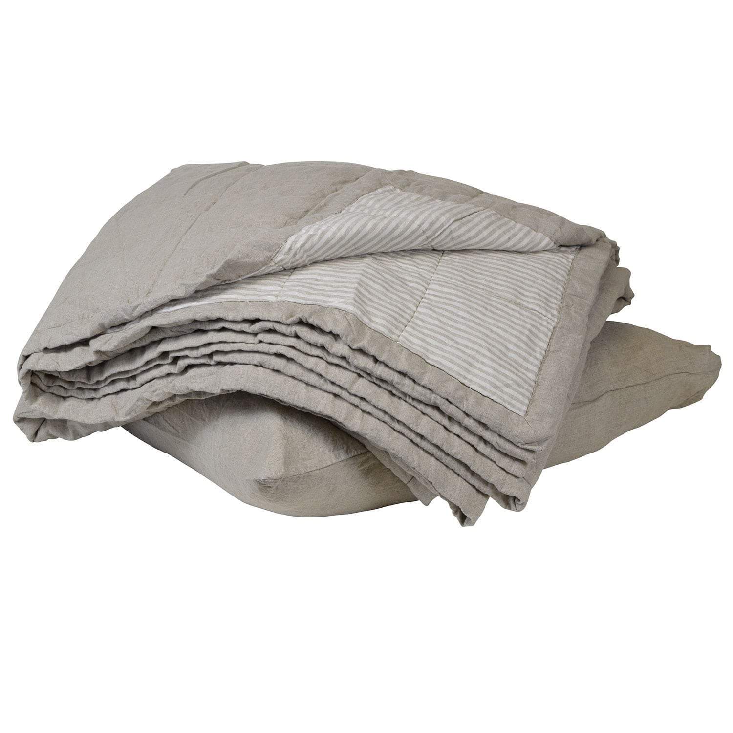 Taj Bedcover Natural-abc