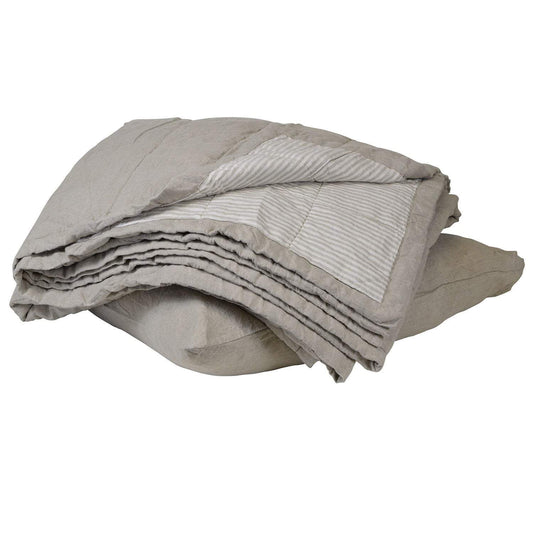 Taj Bedcover Natural-abc