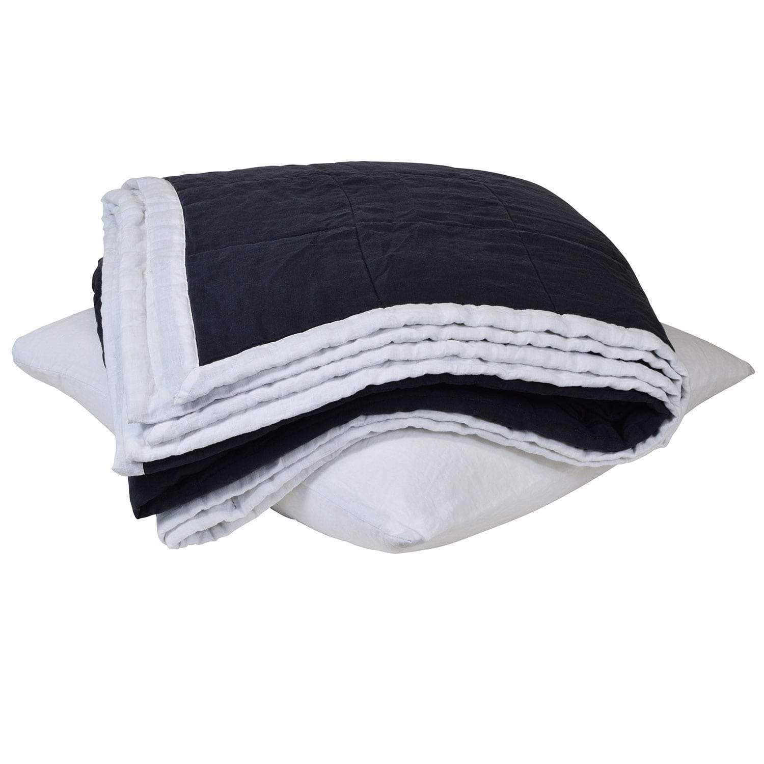 Taj Bedcover Navy-abc
