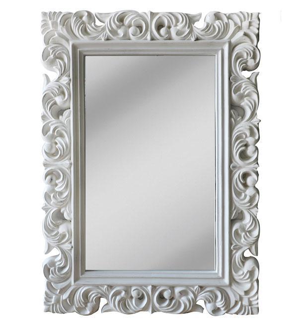 Daphne Mirror Matt White-abc