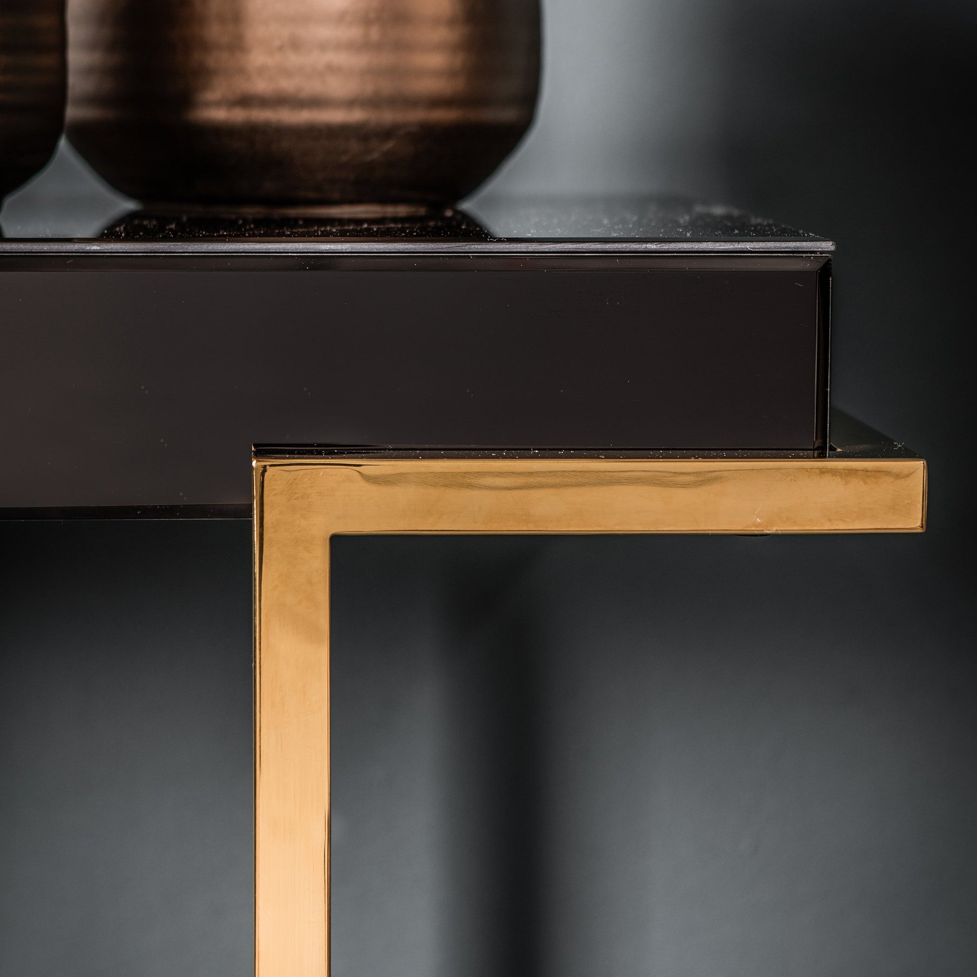 Duisburg Black Mirrored Console-abc