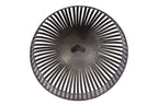 Esch Large - Antique Black - Woven Iron Strips Pendant Light-abc