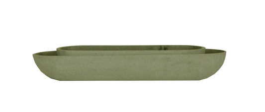 Esher Oval Bowl Set Olive-abc