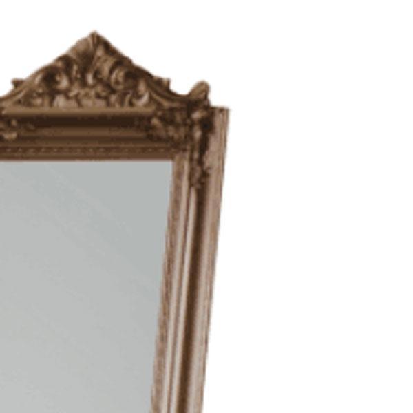 Evelyn Ornate Mirror Stand Champagne 180cm-abc