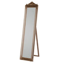 Evelyn Ornate Mirror Stand Champagne 180cm-abc