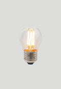G45 Fancy Round E27 LED Filament - Clear Glass - 3W E27 2200k-abc