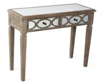 2 Drawer Wood Mirrored Console Table-abc