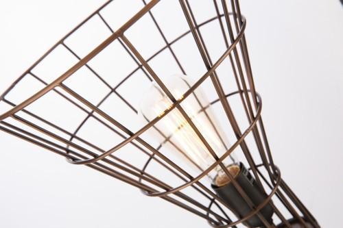 Torch Iron Wire Table Lamp-abc