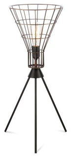 Torch Iron Wire Table Lamp-abc
