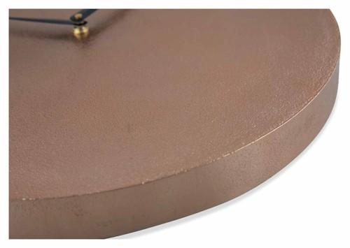 Aluminium Hammered Round Wall Clock-abc