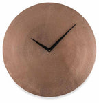 Aluminium Hammered Round Wall Clock-abc