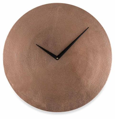 Aluminium Hammered Round Wall Clock-abc