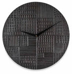 Aluminium Hammered Round Wall Clock-abc