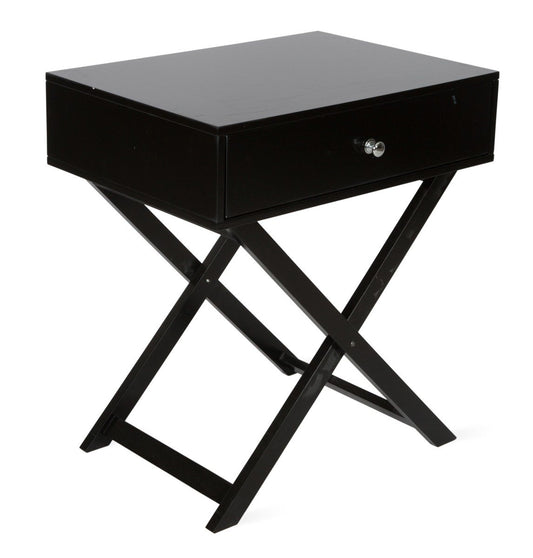 Wooden Side Table with Drawer-abc