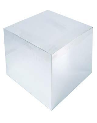 Fahrenheit Stainless Steel - Cube Side Table-abc