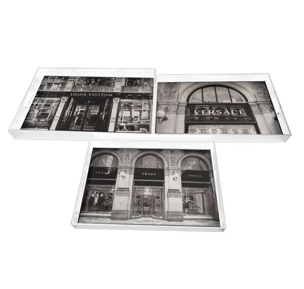 Fashion Shops Trays Set of 3-abc