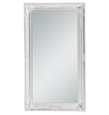 Felicity Ornate Mirror Brushed White 178cm-abc