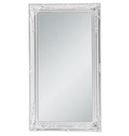 Felicity Ornate Mirror Brushed White 178cm-abc