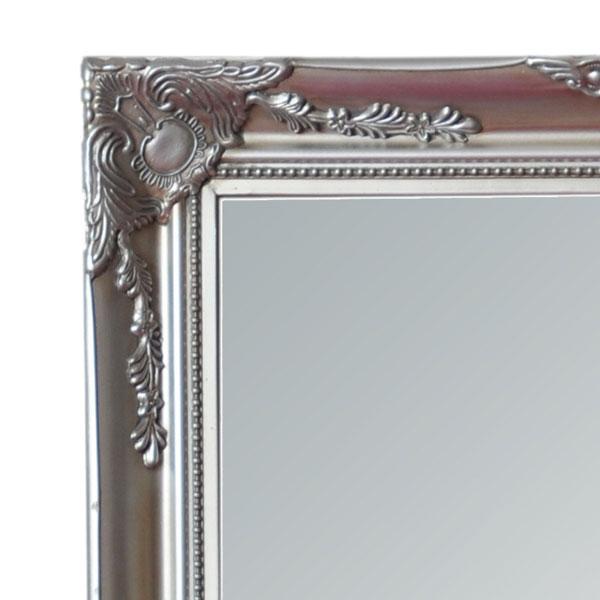 Felicity Ornate Mirror Silver 138cm-abc