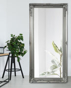 Felicity Ornate Mirror Silver 178cm-abc