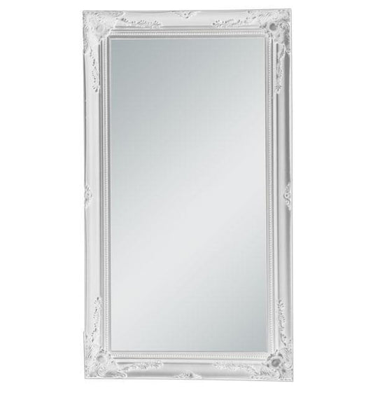 Felicity Ornate Mirror Gloss White 138cm-abc