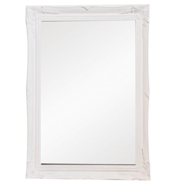 Felicity Ornate Mirror White 90cm-abc
