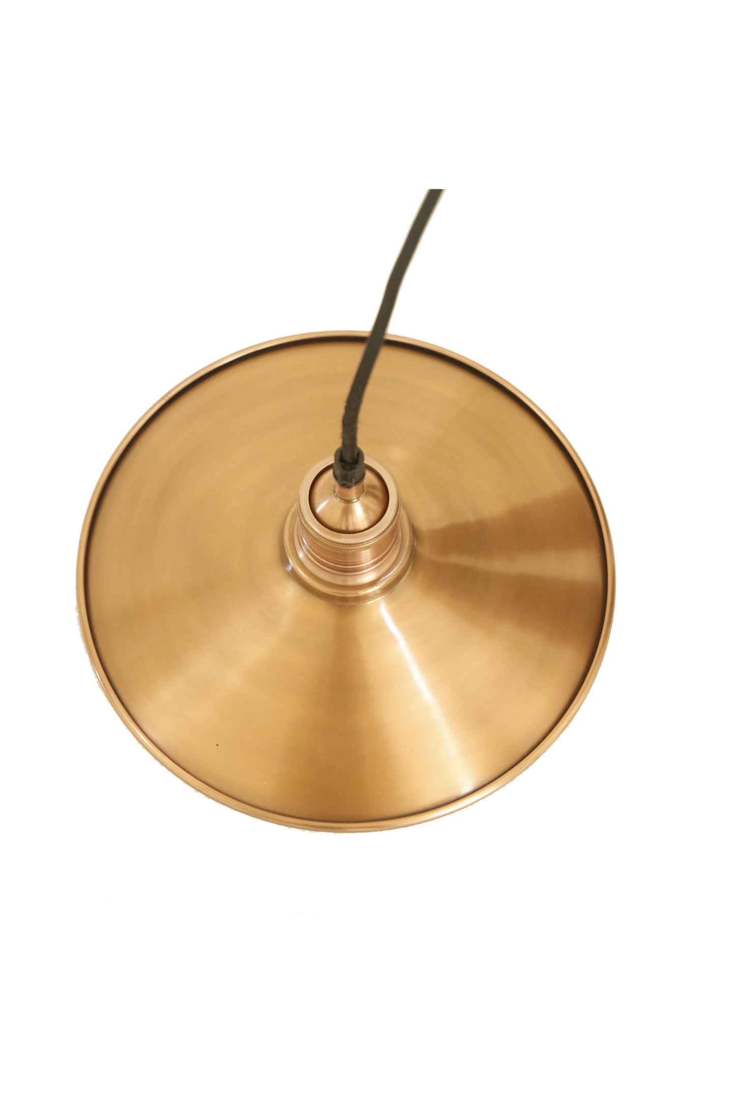 Forbes 2 Small - Antique Copper - Dish Pendant Light-abc