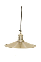 Forbes 2 Small - Antique Silver - Dish Pendant Light-abc