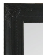 Freda Ornate Mirror Black 180cm-abc