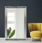 Freda Ornate Mirror Silver 180cm-abc