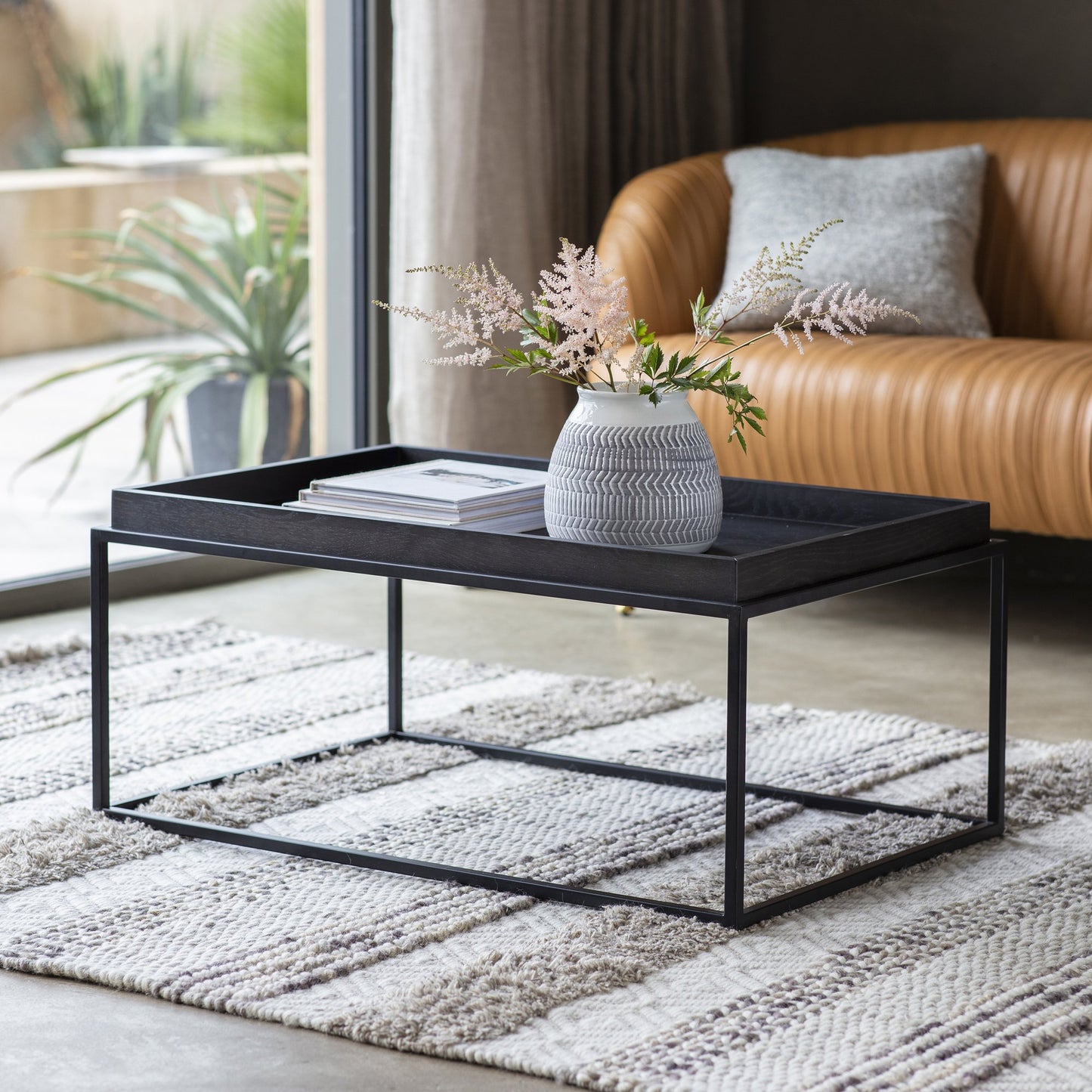 Fucecchio Tray Coffee Table Black-abc