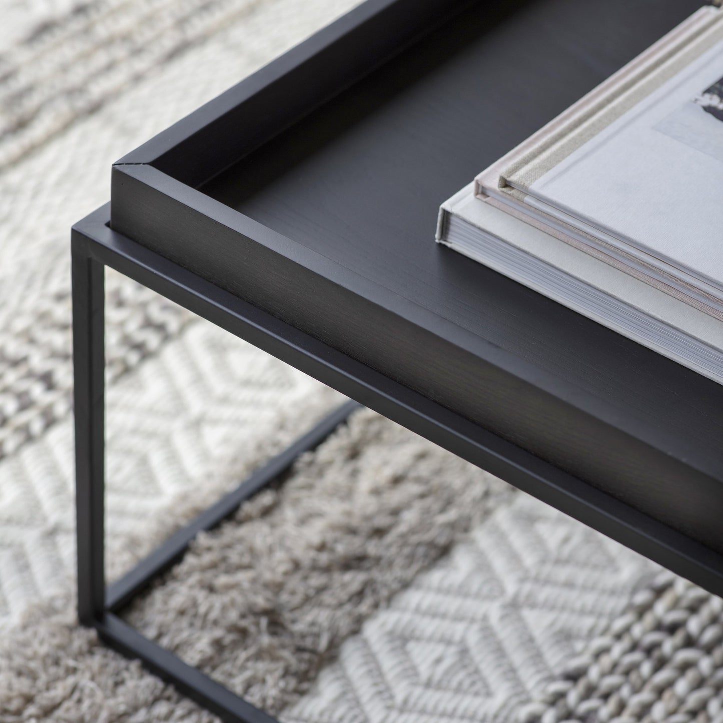 Fucecchio Tray Coffee Table Black-abc