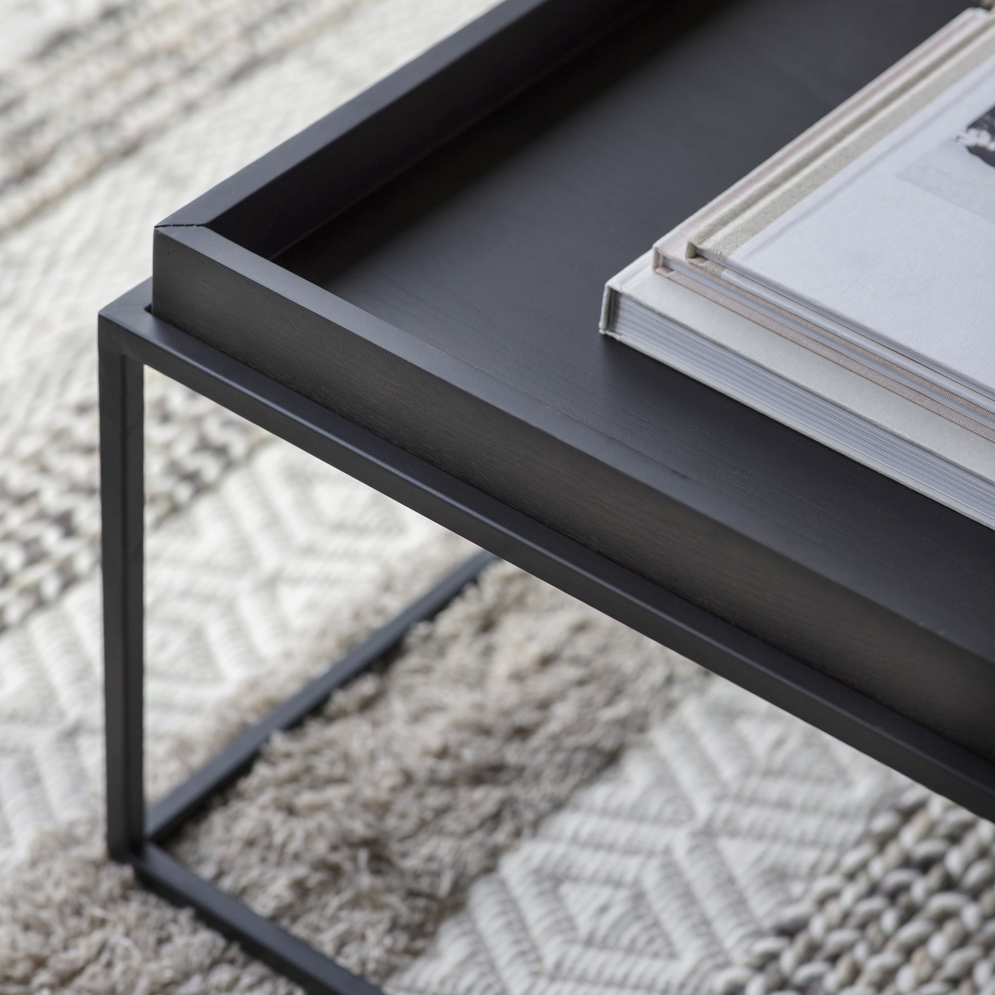 Fucecchio Tray Coffee Table Black-abc