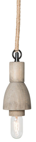 Pendant Lamp Wood Hemp Rope-abc