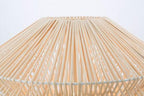 Iron and Rattan Two Tier Table Lamp-abc
