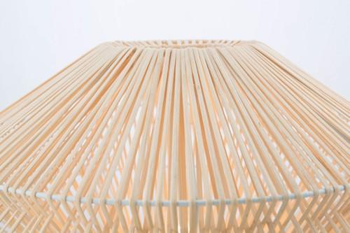 Iron and Rattan Two Tier Table Lamp-abc