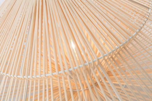 Iron and Rattan Two Tier Table Lamp-abc