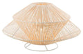 Iron and Rattan Two Tier Table Lamp-abc