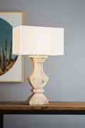 Gilbert - Natural - Rectangular Wood Ballister Table Lamp-abc