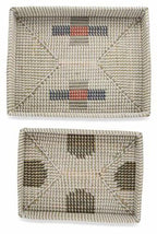 Set of 2 Seagrass Trays-abc