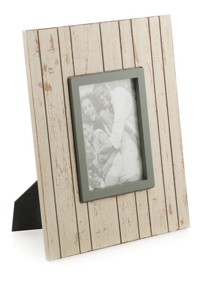 Wooden Slat Photo Frame 4x6-abc