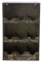 Iron 9 Wine Bottle Holder-abc