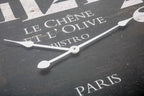 Le Chene 93cm Metal Wall Clock-abc
