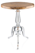 Aluminium Round Table w/ Wood top-abc