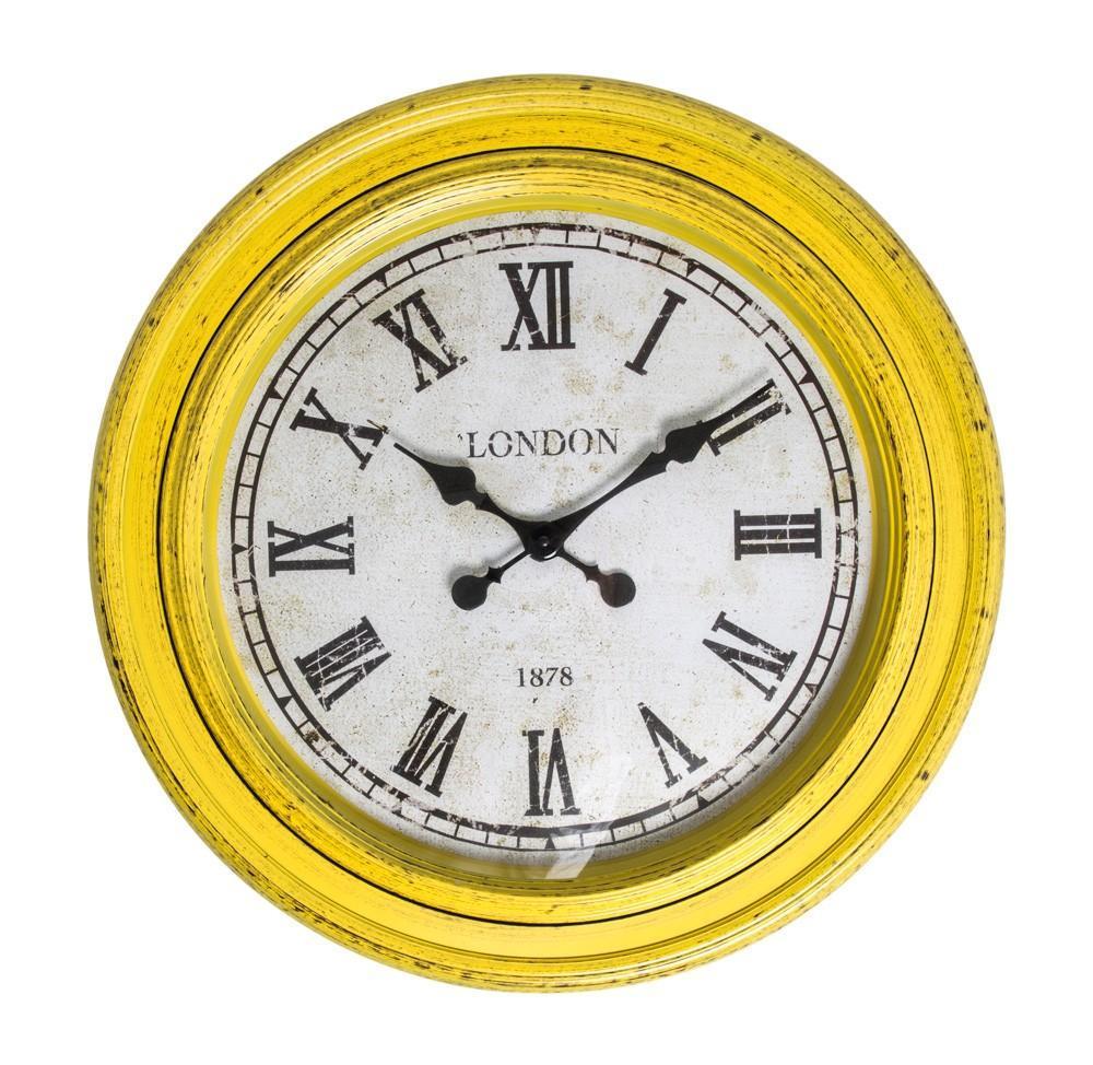 Round Clock London Roman Numerals-abc